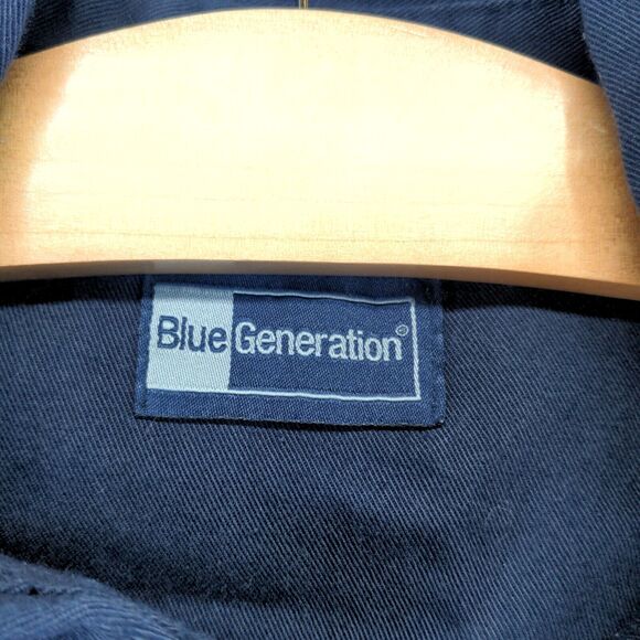 Subaru Men's Employee Uniform Long Sleeve Workwear Shirt Blue 2XL Logo - Picture 11 of 16